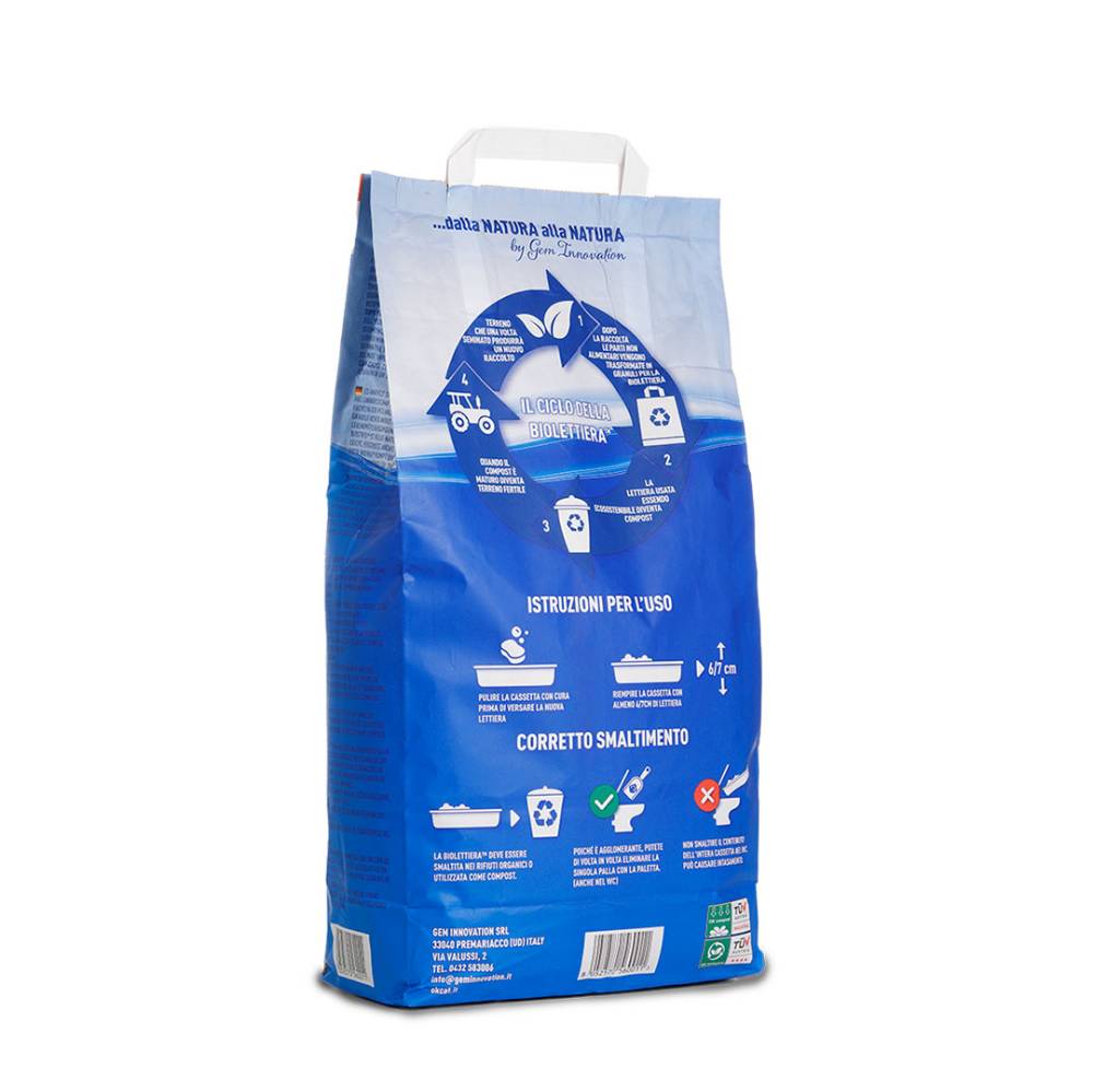 OK Cat Classic 2.5Kg (6Lt) X 6 sacchetti